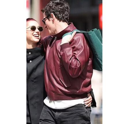 Callum Turner Leather Jacket