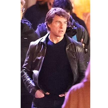 Mission Impossible 8 Tom Cruise Black Jacket