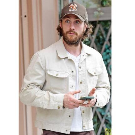 Taylor Johnson White Denim Jacket