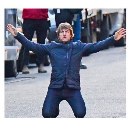 Tom Cruise Mission Impossible Blue Cotton Jacket