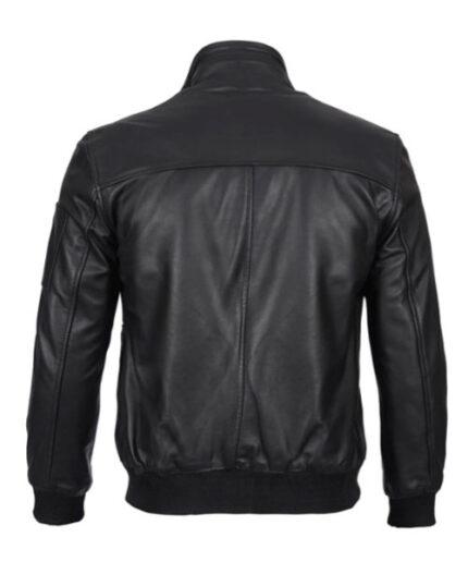 Black Real Cowhide Men's Leather Jacket