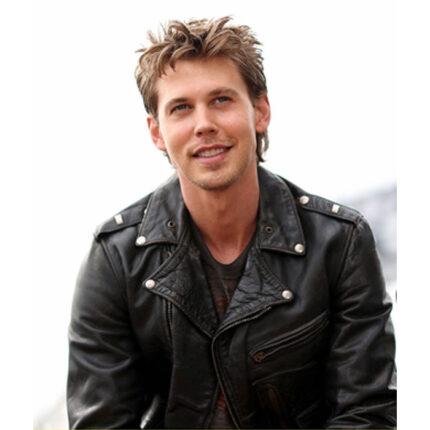 Austin Butler Black Leather Jacket