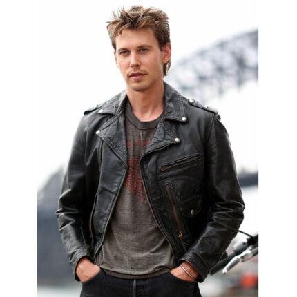 Austin Butler Motorcycle Bikeriders Leather Jacket