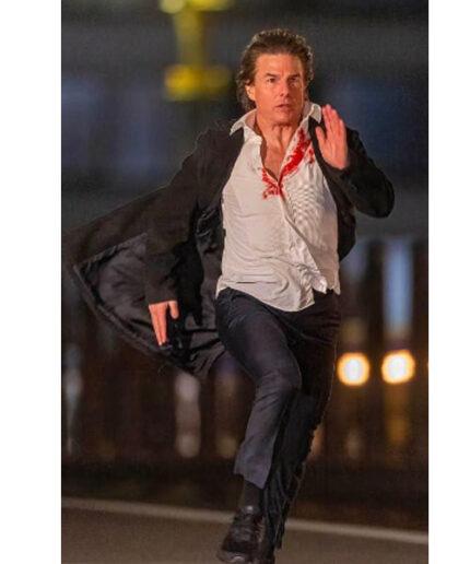 Tom Cruise Mission Impossible Dead Reckoning Wool Coat