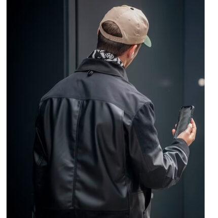 Warfare Will Poulter Leather Jacket