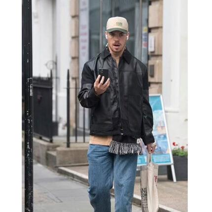 Will Poulter Warfare Men's Leather Jacket